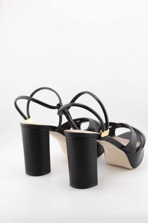 Luz da lua Strappy Platform Block Heel Sandals